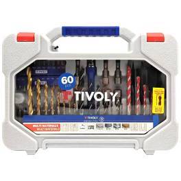 60 pieces -RANGER case -For multi-material drill and screwdriver bits 