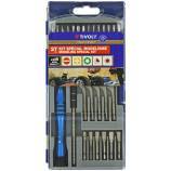 27 pièces -14 embouts maquettisme + 5 clés + 6 noix de serrage + 1 rallonge + 1 porte-embout -PRECISION 