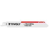 Lame de scie sabre -Pour tôle métal et inox -Attache universelle ESSENTIAL (Etui carton)
