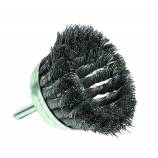 Brosse COUPE -Fil acier torsadé -Gros décapage du métal ESSENTIAL (Cartonnette brochable)
