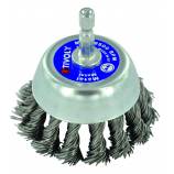 Cepillo COPA -Alambre de acero trenzado -Decapado grueso de metal TECHNIC (Estuche blíster)