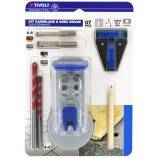 7 pieces - 4 drills Stoneware/tiles/concrete Ø 6-8 mm + 1 guide + 2 accessories 