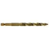 Fully ground HSS cobalt metal drill bit - Hexagonal shank - DIN338 - h8 - Tivoly Smart Point Sharpening PREMIUM (Plastic sleeve)