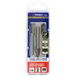 3 carbide rotary burr, Ø 10mm, Normal teeth with chip breaker, 6 mm shank 