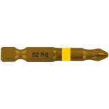 Screwdriver bit -Torsion TiN - For Phillips screws ESSENTIAL (Blister)
