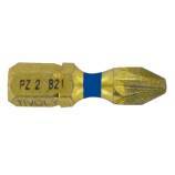 Embout de vissage -Torsion diamant IMPACT -Pour vis Pozidriv TECHNIC (Blister)