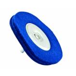 Cepillo CIRCULAR -Fieltro -Pulido de madera barnizada y metal ESSENTIAL (Cartoncillo colgante)