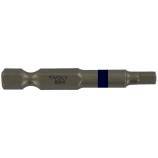 Screwdriver bit -Torsion TiN - For hexagonal screws ESSENTIAL (Blister)