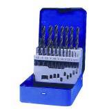 19 roll foregd HSS metal drill bits, Ø 1 to 10 mm by 1/2 