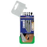 6x SLR graduated 3-point wood drill bits Ø 2 to 8 mm 