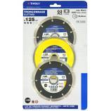 Juego de 3 discos de diamante Ø125 mm ESSENTIAL (Blíster)