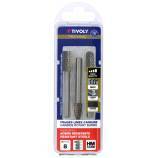 3 fraises limes rotatives carbure Ø 8mm Denture normale avec brise copeaux queue de 6mm 