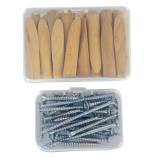 Jointing accessory kit: 30 angled crankshaft pins and 30 PZ2 screws 
