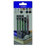 5 MAKITA blades for wood, plastic, and metal sheet 