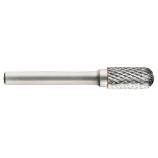 Fresa rotativa metal duro Cilíndrica con radio. Dentado normal. Forma D TECHNIC (Caja colgante)