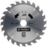 Circular saw blade - High-speed - For wood and plaster - For portable saw ESSENTIAL (Carton sleeve)