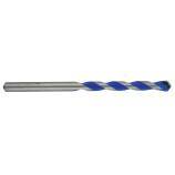 Foret 3en1 métaux bétons bois -Plaquette carbure affûtée -queue cylindrique ESSENTIAL (Blister)
