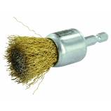 Cepillo PINCEL -Alambre de acero latonado -Decapado de madera TECHNIC (Blíster)