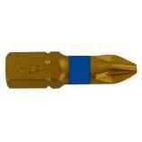 Embout de vissage -Torsion TiN -Pour vis Pozidriv ESSENTIAL (Boite brochable)
