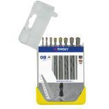 8 brocas para hormigón Ø 3 a 10 mm 
