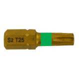 Screwdriver bit -Torsion TiN - For Torx screws ESSENTIAL (Blister)