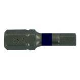 Screwdriver bit -Torsion TiN - For hexagonal screws ESSENTIAL (Blister)