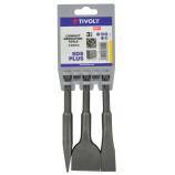 3 piezas -Puntero y buriles SDS+ L. 140 mm Kompact 