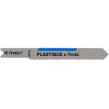 Lame de scie sauteuse -Pour plastique, plexiglas et époxy -Attache U TECHNIC (Blister)