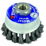 BROSSE COUPE TECHNIC | fil acier torsadé |gros décapage du métal