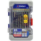 20 pièces -Coffret RANGER -Forets mixtes multi-matériaux 