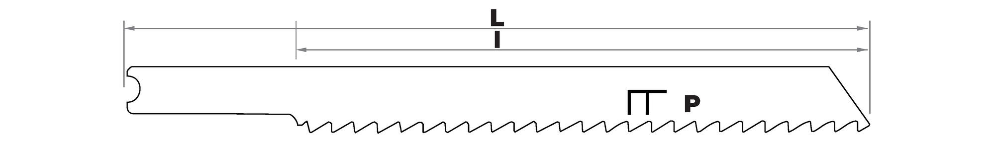 Lame de scie sauteuse -Multimatériaux -Attache U TECHNIC (Blister)